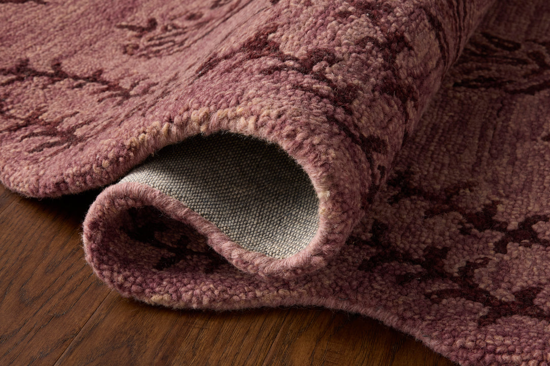 Rifle Paper Co. x Loloi Lisette Plum / Dark Plum detail image