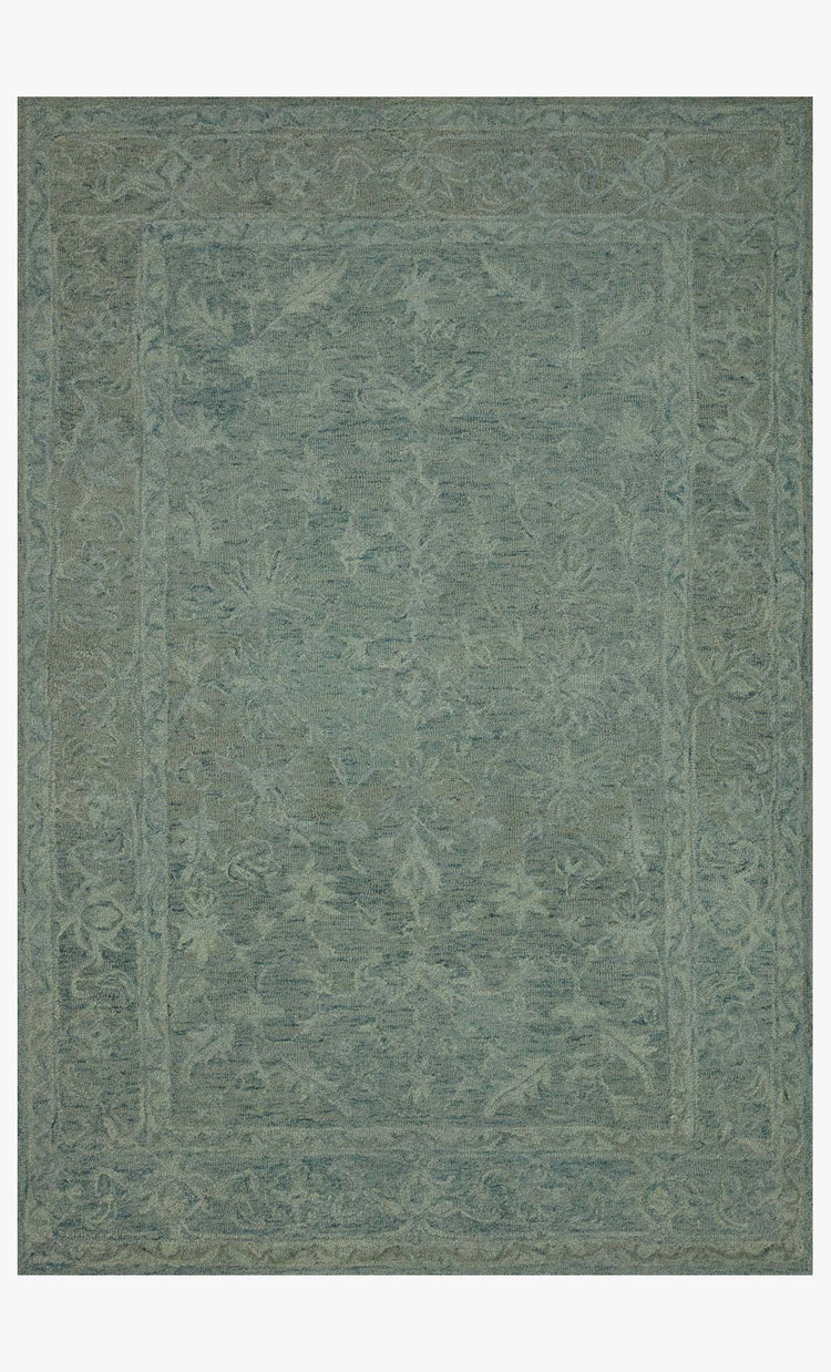 Loloi Lyle Rug, Teal 5 x 7’6”