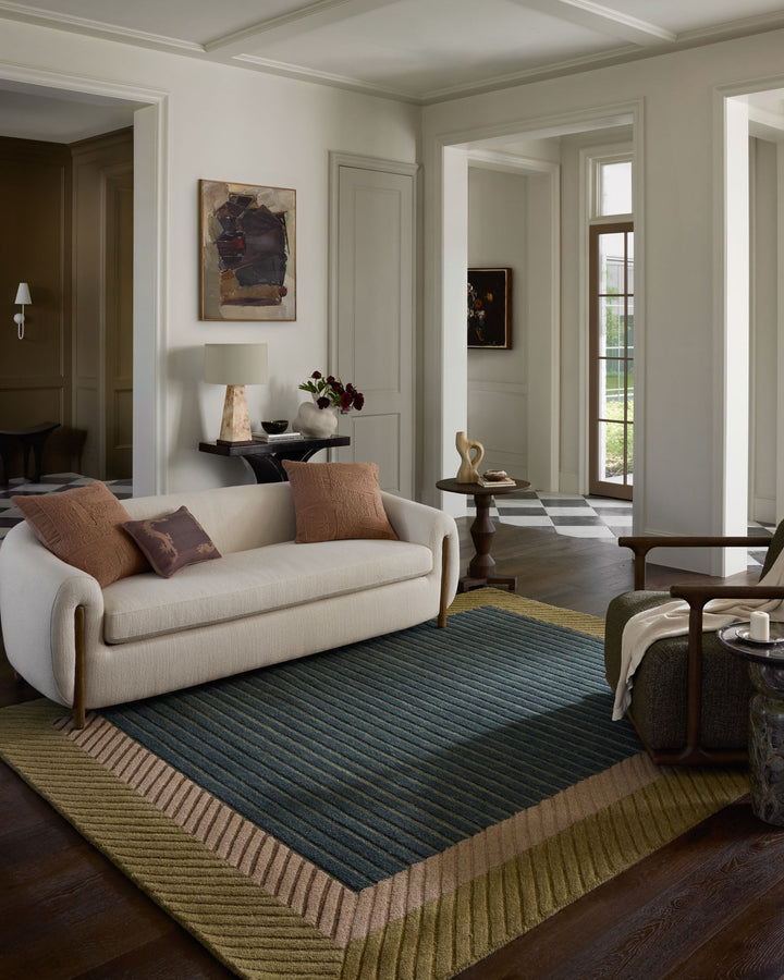 Loloi Madi Green / Multi Rug detail image