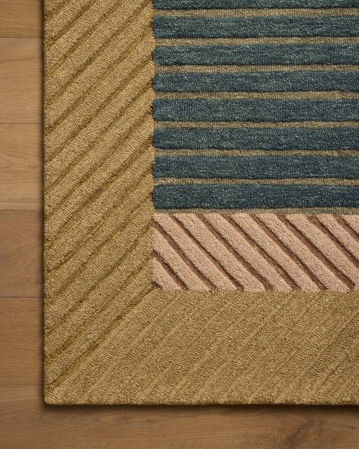 Loloi Madi Green / Multi Rug detail image