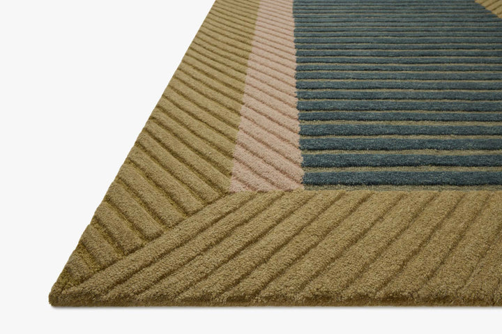 Loloi Madi Green / Multi Rug detail image