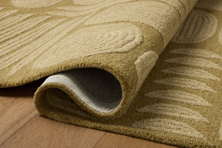 Loloi Madi Light Olive / Oatmeal Rug detail image