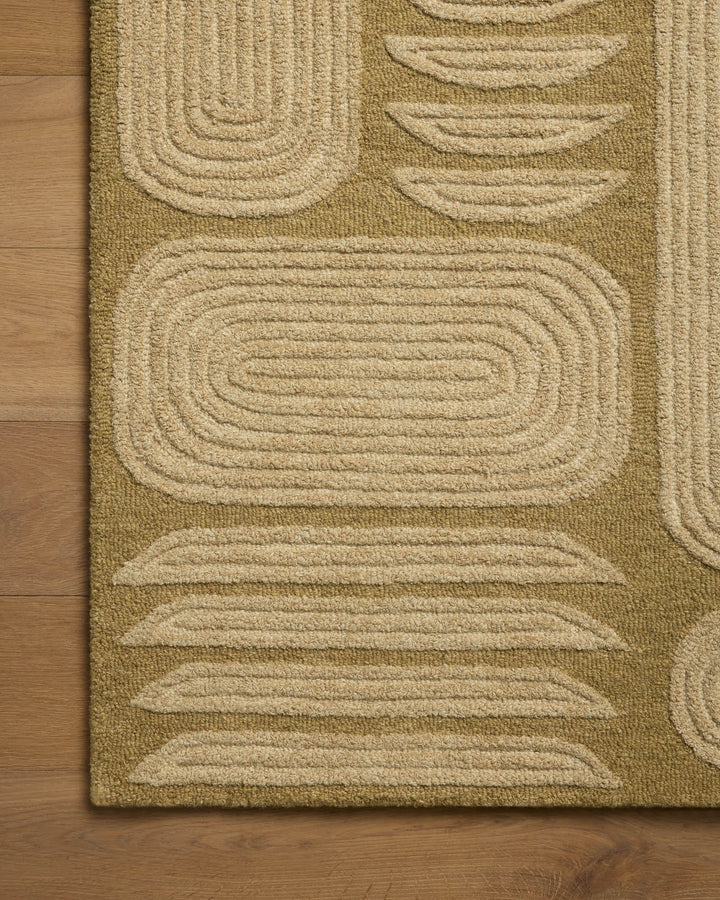 Loloi Madi Light Olive / Oatmeal Rug detail image