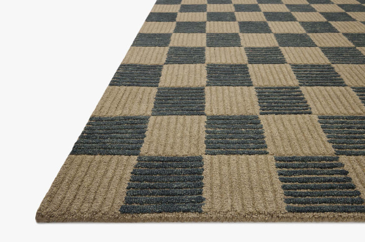 Loloi Madi Taupe / Navy Rug detail image