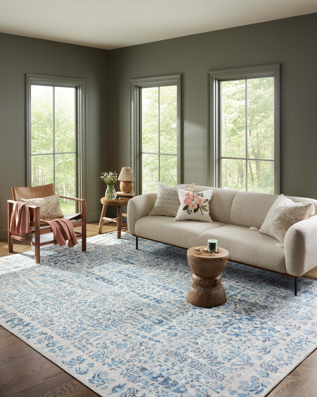 Rifle Paper Co. x Loloi Maison Blue Rugs