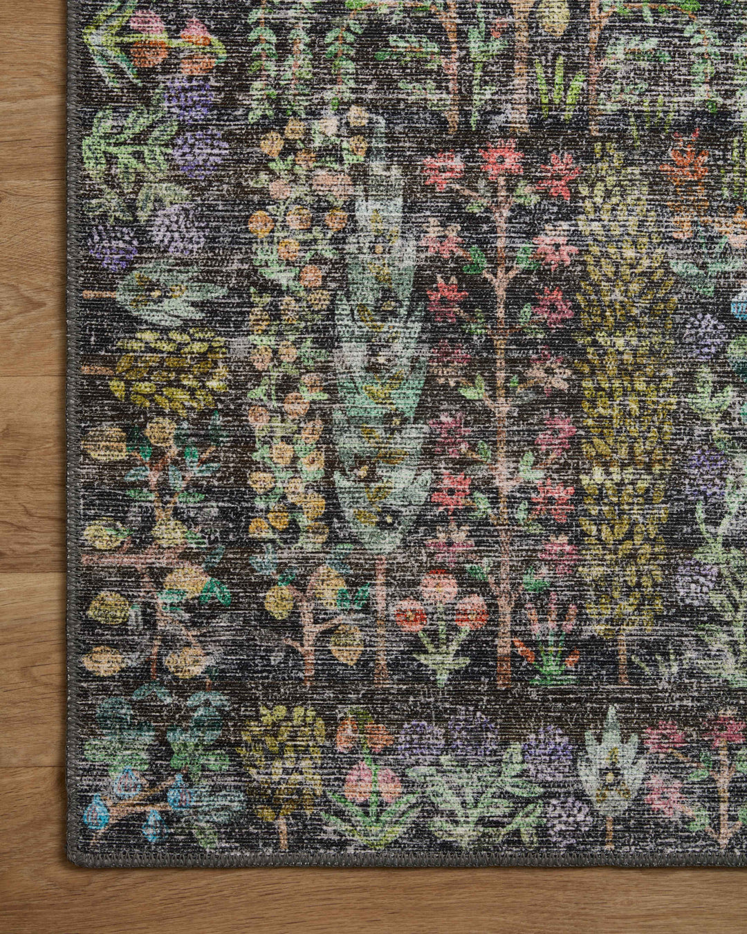 Rifle Paper Co. x Loloi Maison Charcoal Rugs