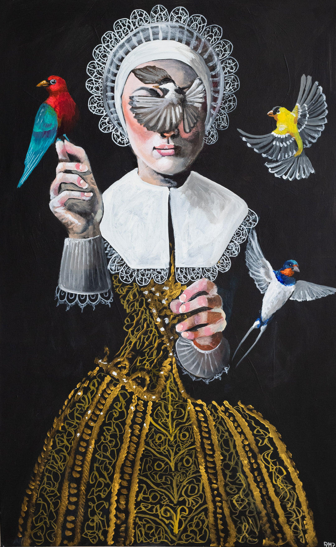 Wings are a Form of Prayer | Acrylic Painting on Canvas by Robert Moore