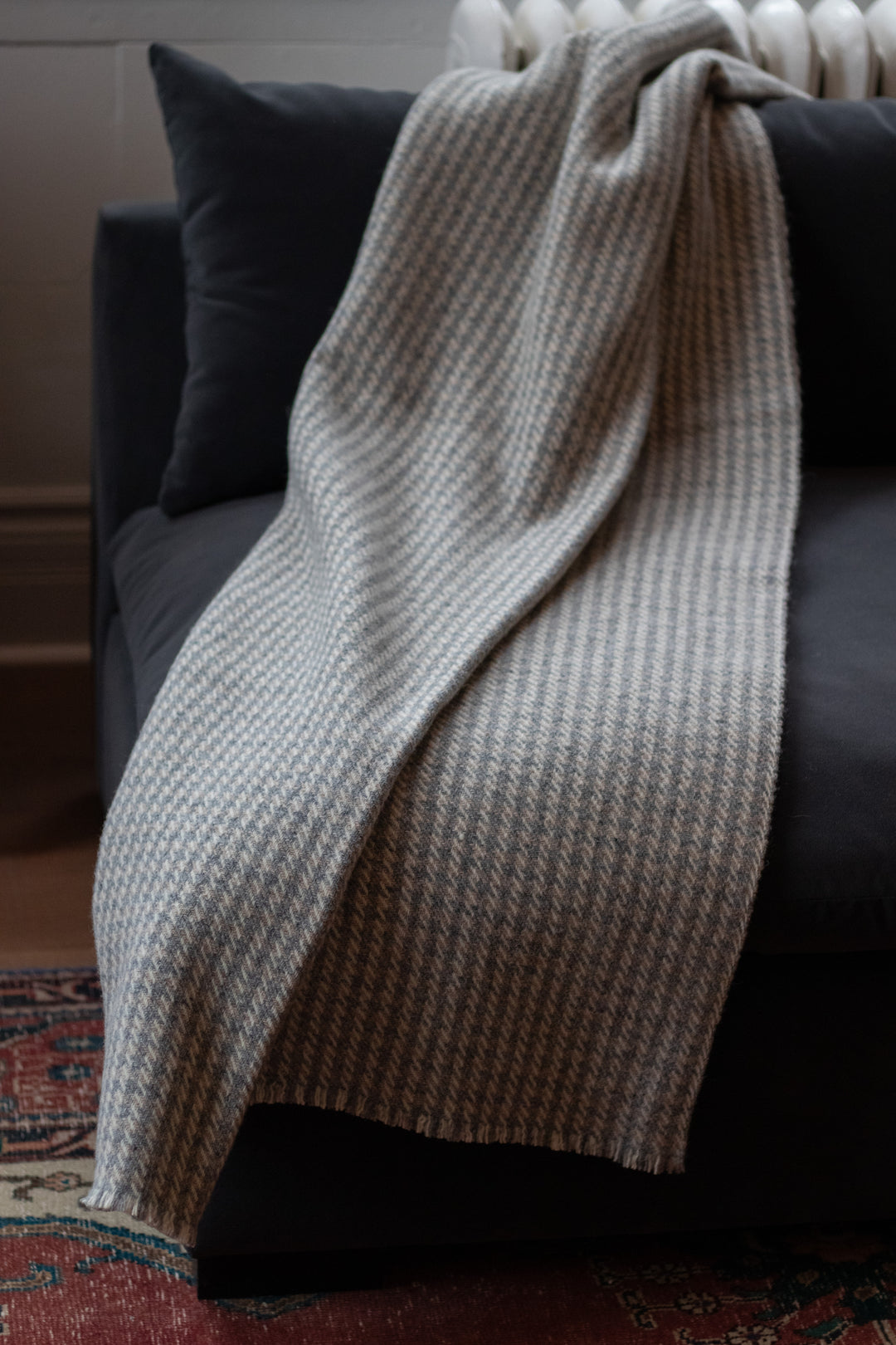 The Canadian Blanket - Greige and Natural Wool