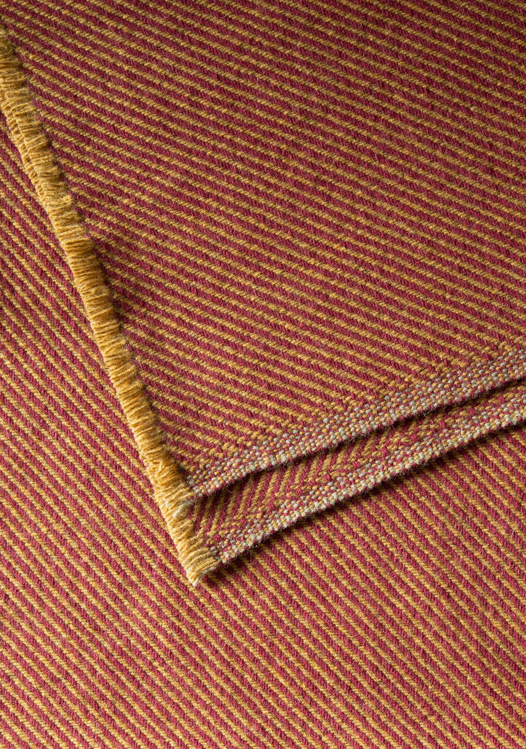 Yellowstone and Sangria Lambswool Blanket