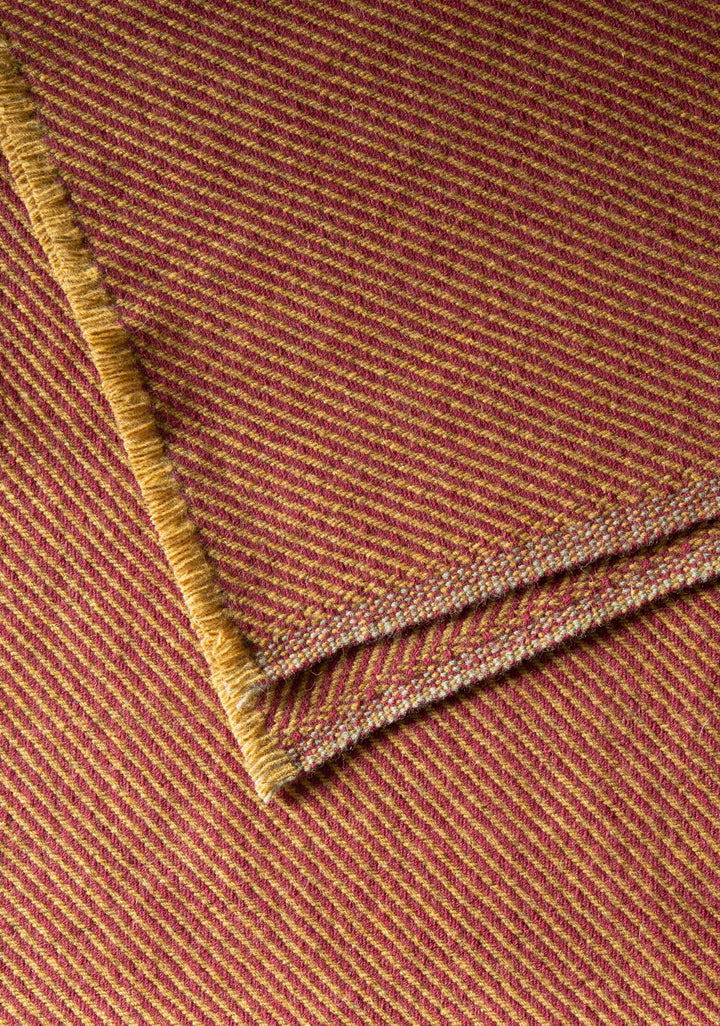 Yellowstone and Sangria Lambswool Blanket