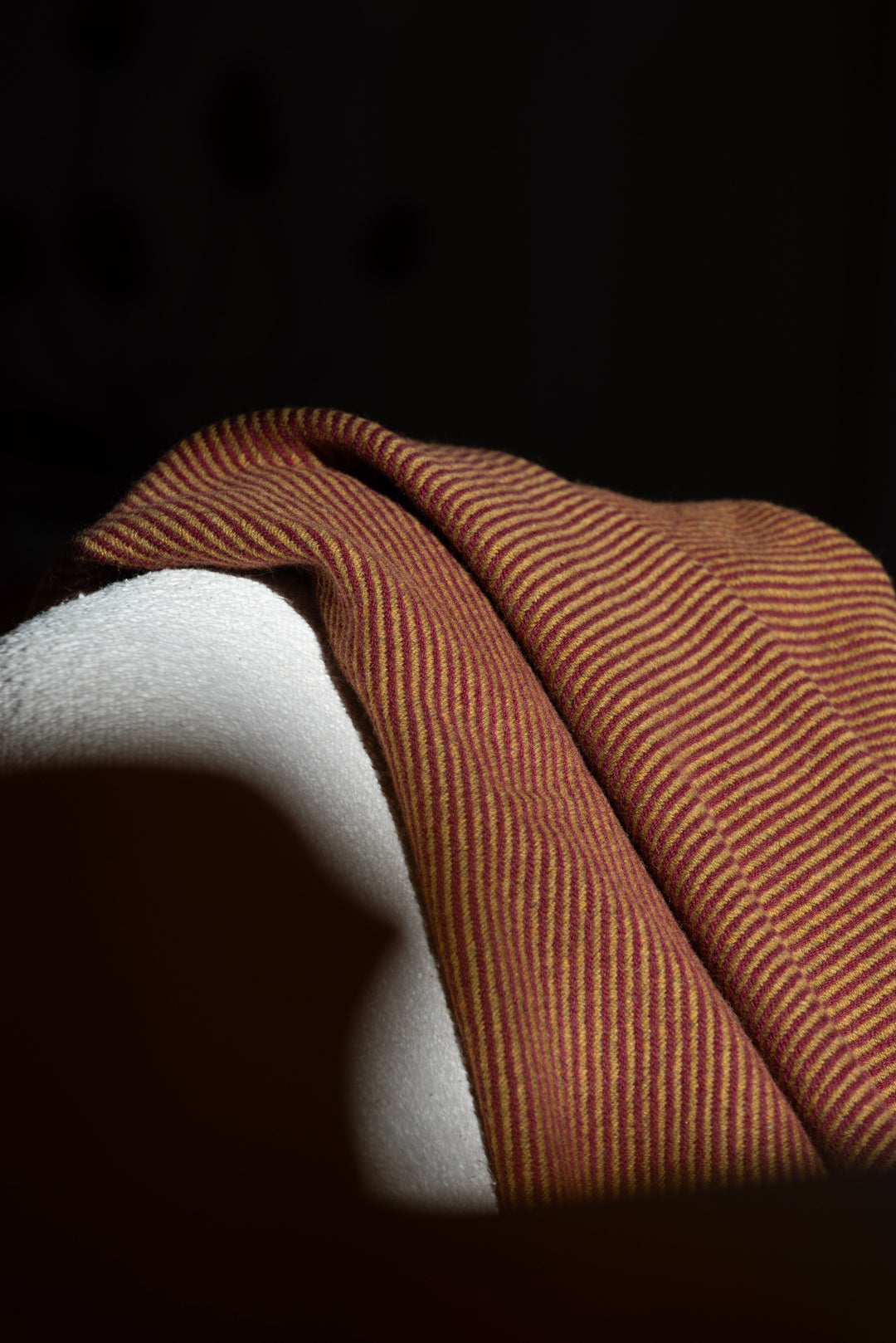 Yellowstone and Sangria Lambswool Blanket