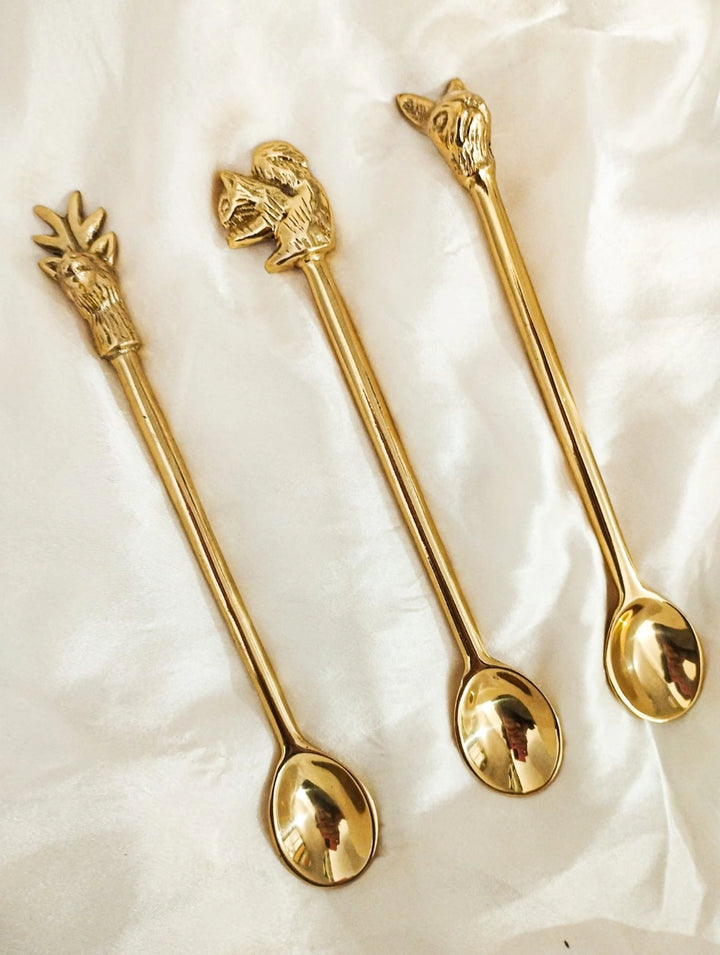 Animal Brass Spoon