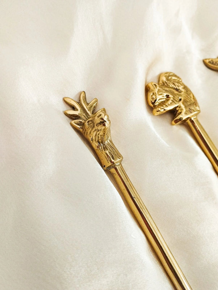 Animal Brass Spoon