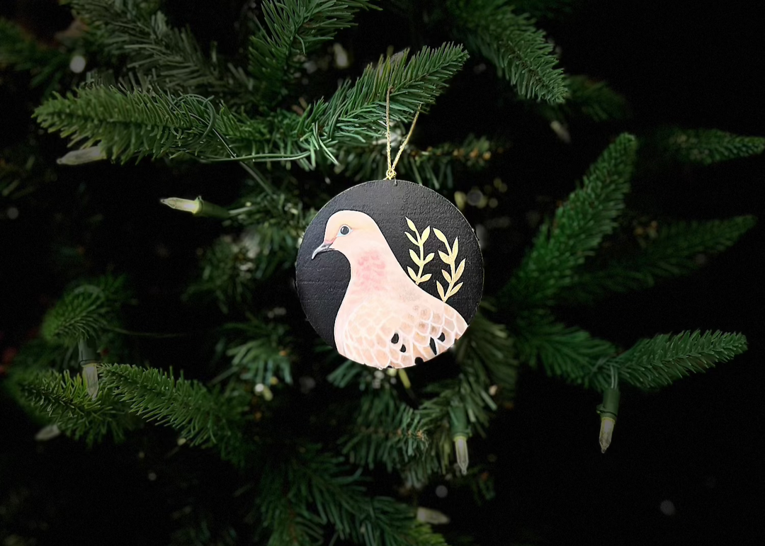 Tree Ornament - Mourning dove #3