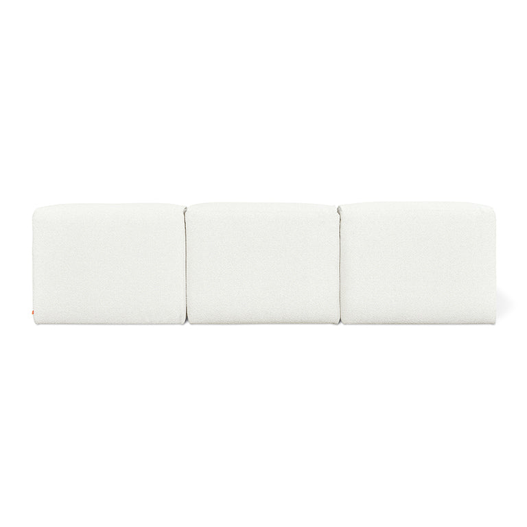 Nest Modular 3-PC Armless Sofa in Morris Bone