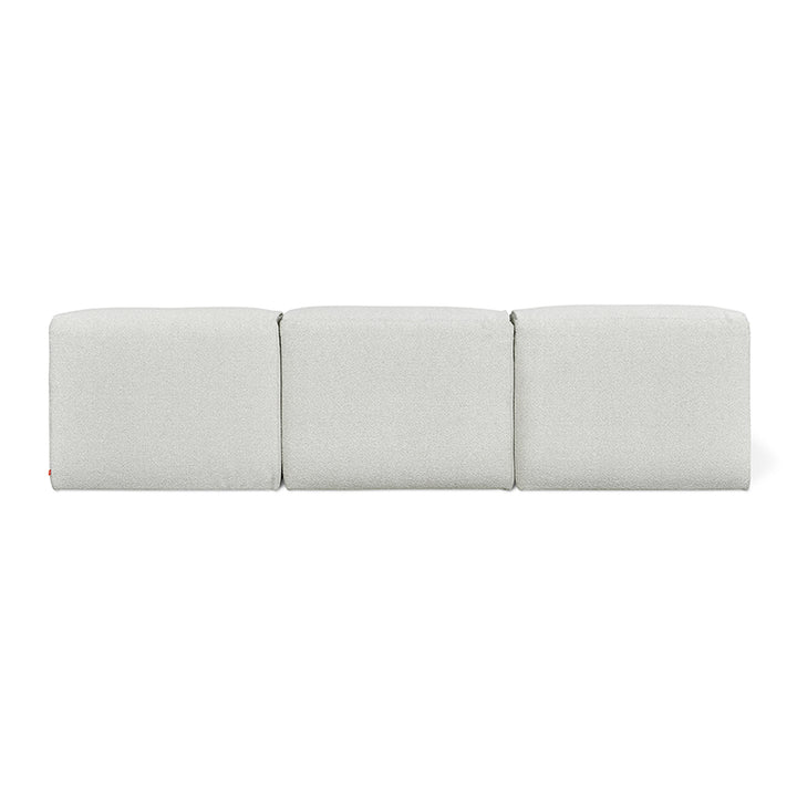 Nest Modular 3-PC Armless Sofa in in Morris Fog