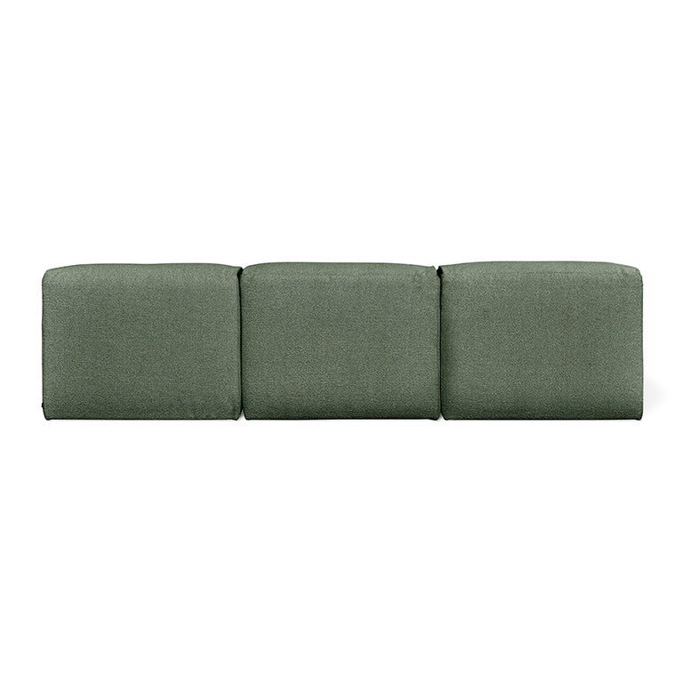 Nest Modular 3-PC Armless Sofa in Morris Pine