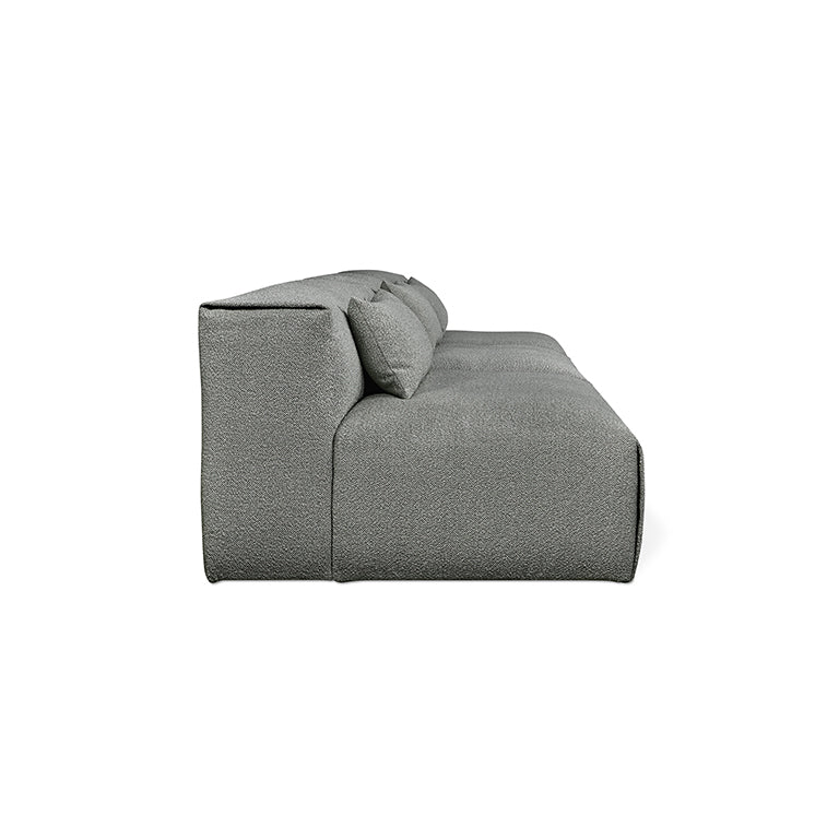 Nest Modular 3-PC Armless Sofa in Morris Scoria