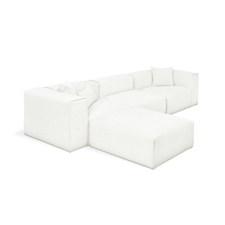 Nest Modular 4-PC Sectional in Morris Bone