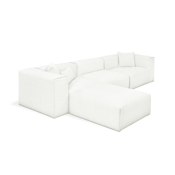 Nest Modular 4-PC Sectional in Morris Bone