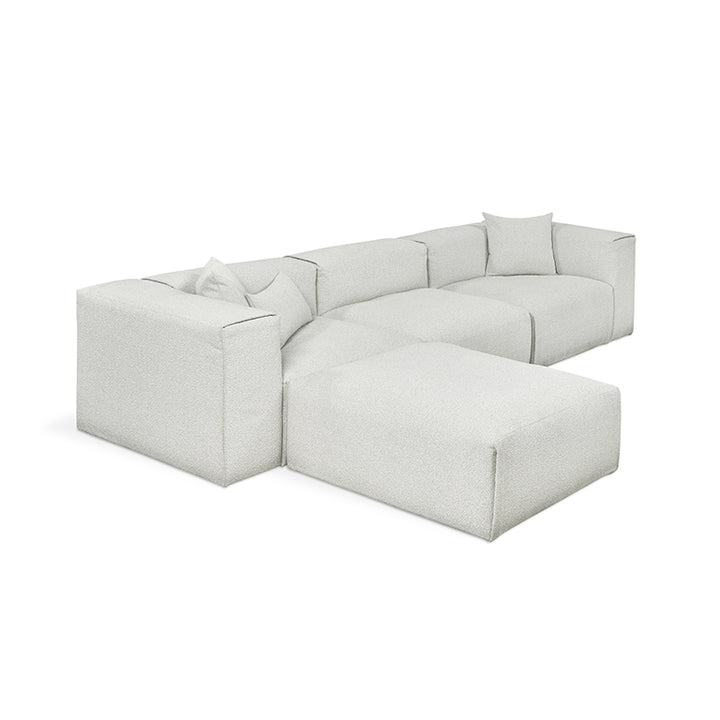 Nest Modular 4-PC Sectional in Morris Fog