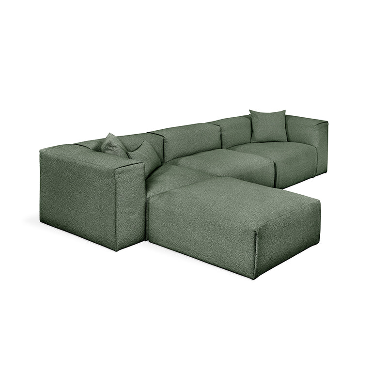 Nest Modular 4-PC Sectional in Morris Pine