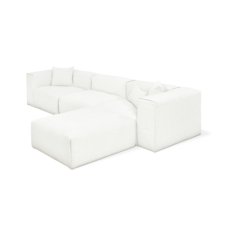 Nest Modular 4-PC Sectional in Morris Bone