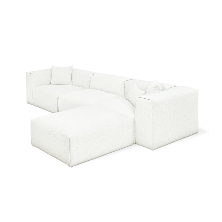 Nest Modular 4-PC Sectional in Morris Bone