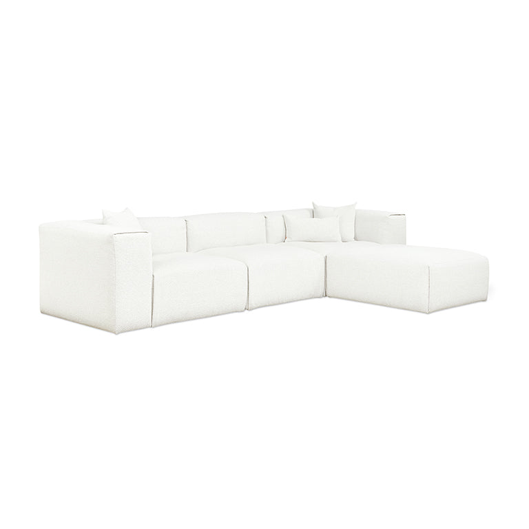 Nest Modular 4-PC Sectional in Morris Bone
