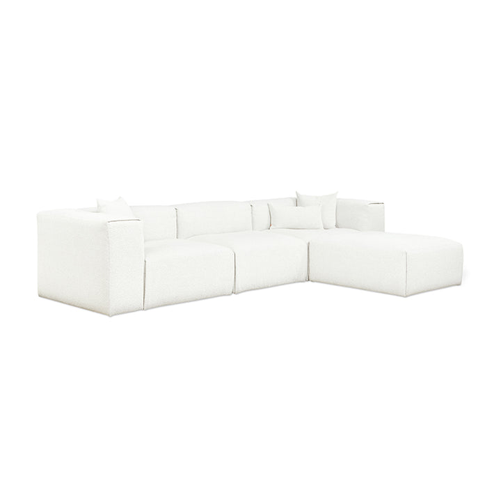 Nest Modular 4-PC Sectional in Morris Bone