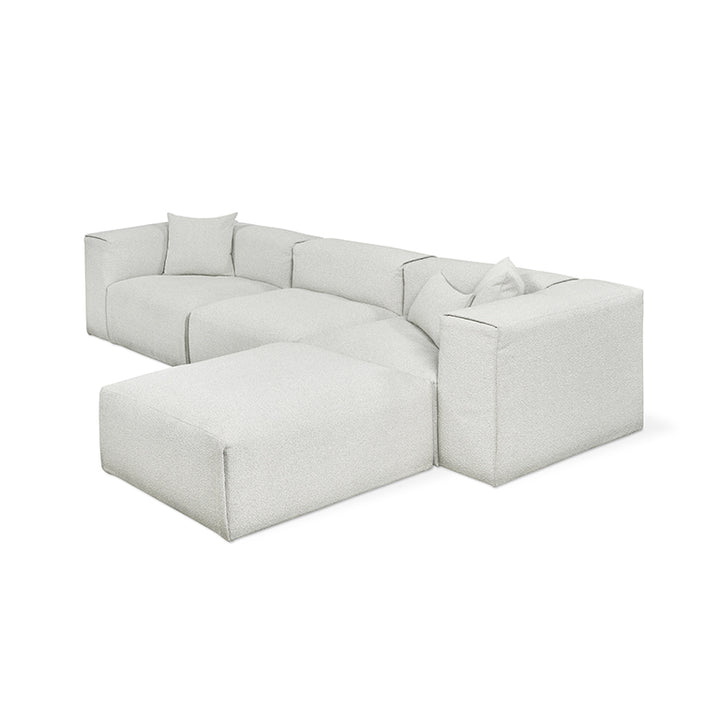 Nest Modular 4-PC Sectional in Morris Fog
