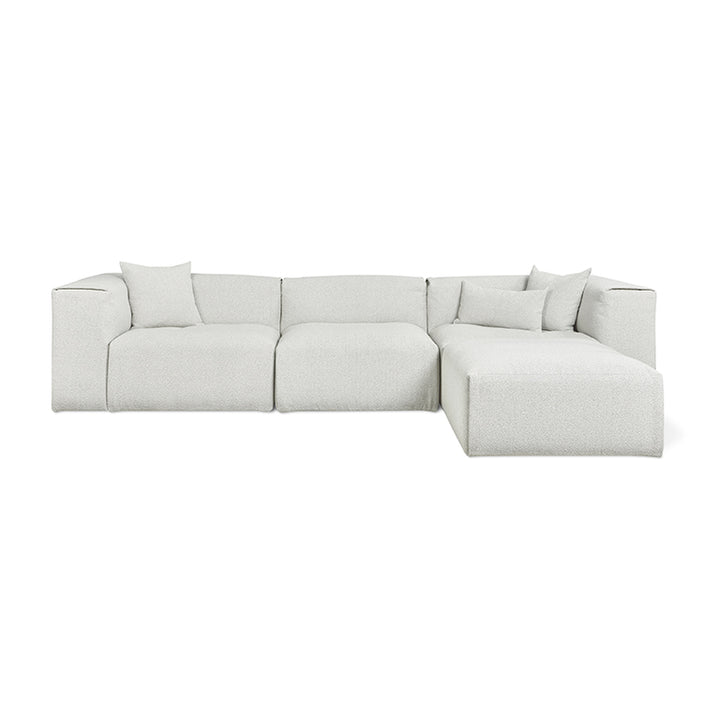 Nest Modular 4-PC Sectional in Morris Fog