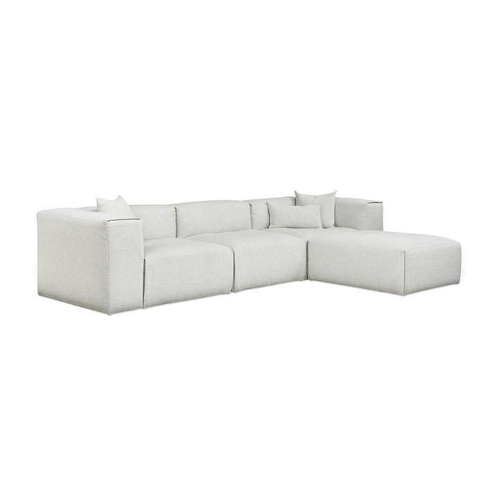 Nest Modular 4-PC Sectional in Morris Fog