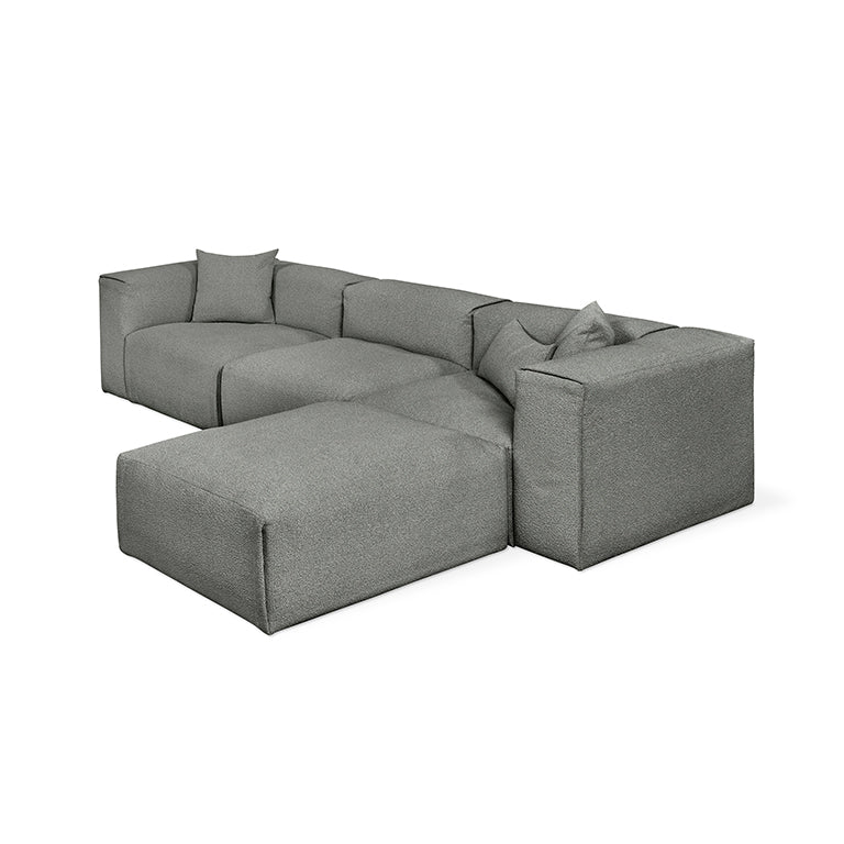 Nest Modular 4-PC Sectional in Morris Scoria