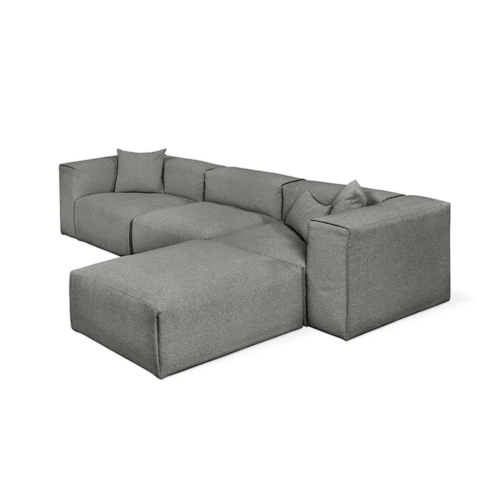 Nest Modular 4-PC Sectional in Morris Scoria