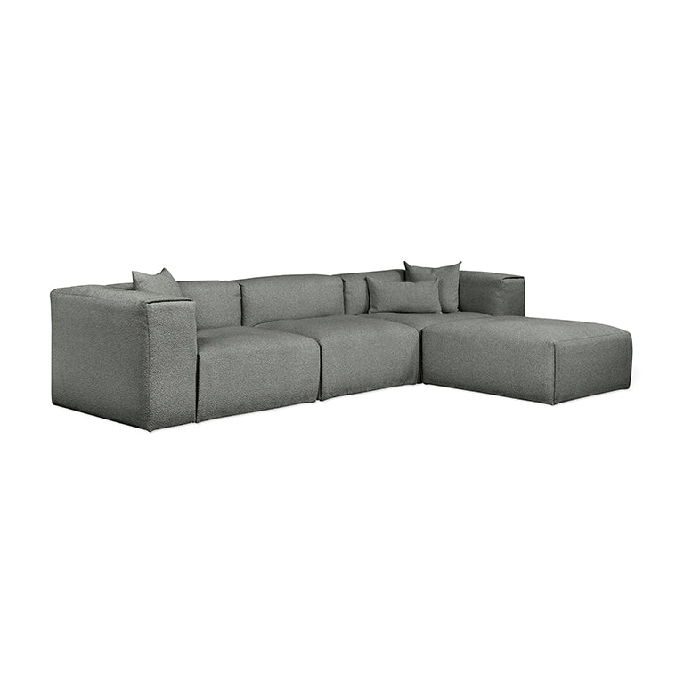 Nest Modular 4-PC Sectional in Morris Scoria