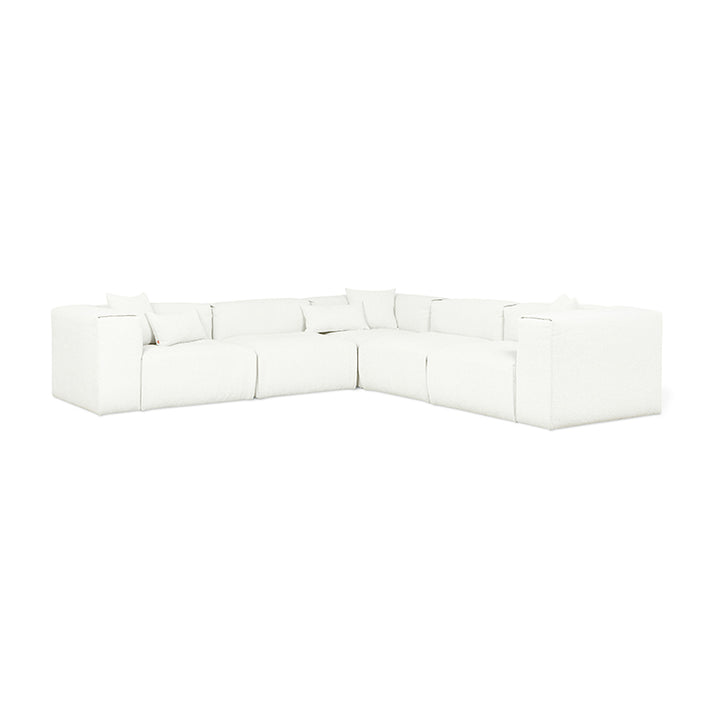 Nest Modular 5-PC Corner Sectional in Morris Bone