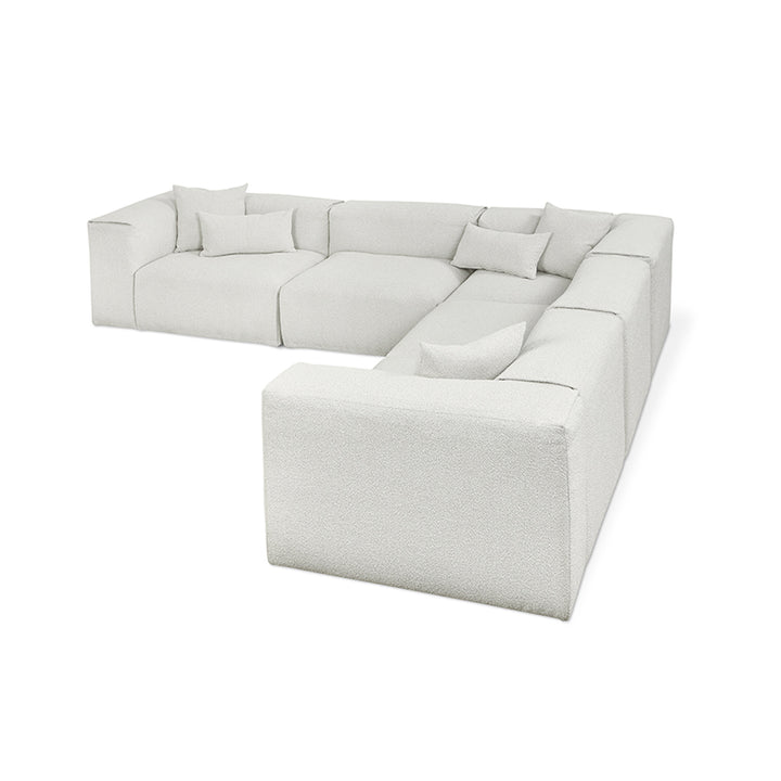 Nest Modular 5-PC Corner Sectional in Morris Fog