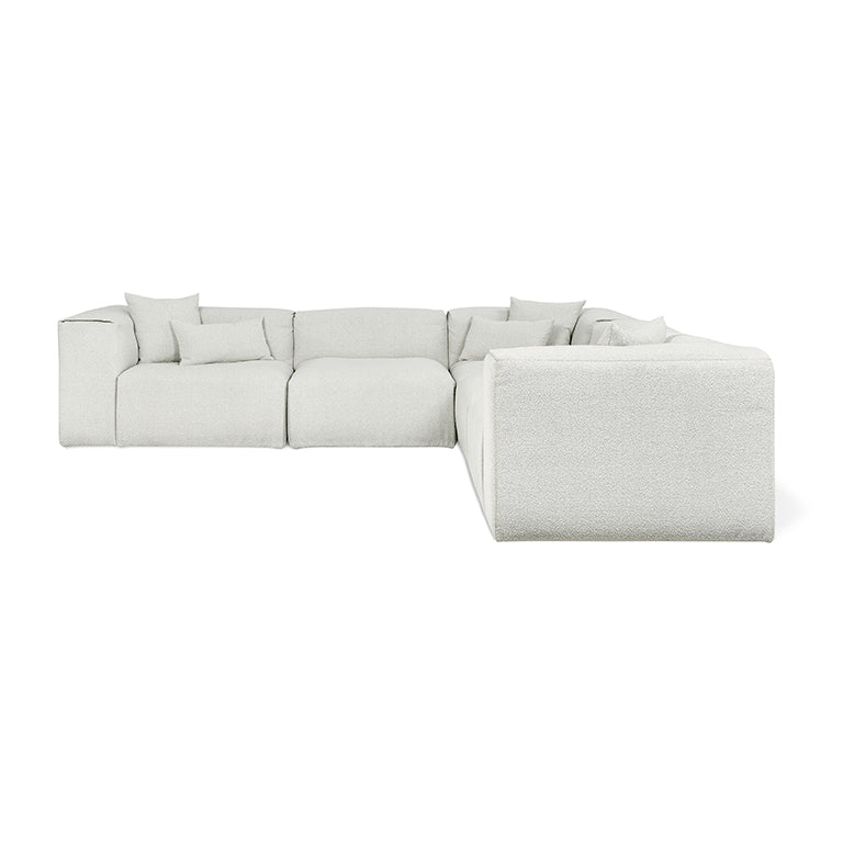 Nest Modular 5-PC Corner Sectional in Morris Fog