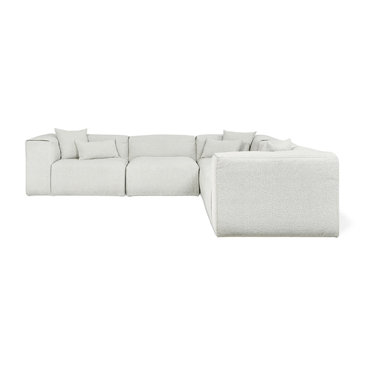 Nest Modular 5-PC Corner Sectional in Morris Fog