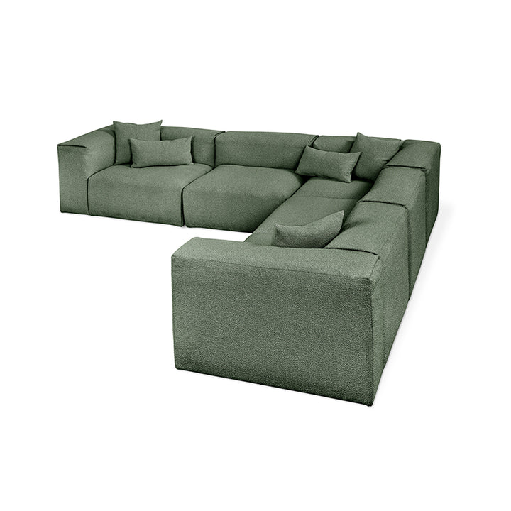 Nest Modular 5-PC Corner Sectional in Morris Pine