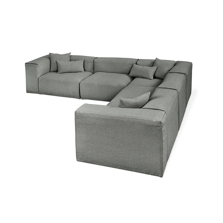Nest Modular 5-PC Corner Sectional in Morris Scoria