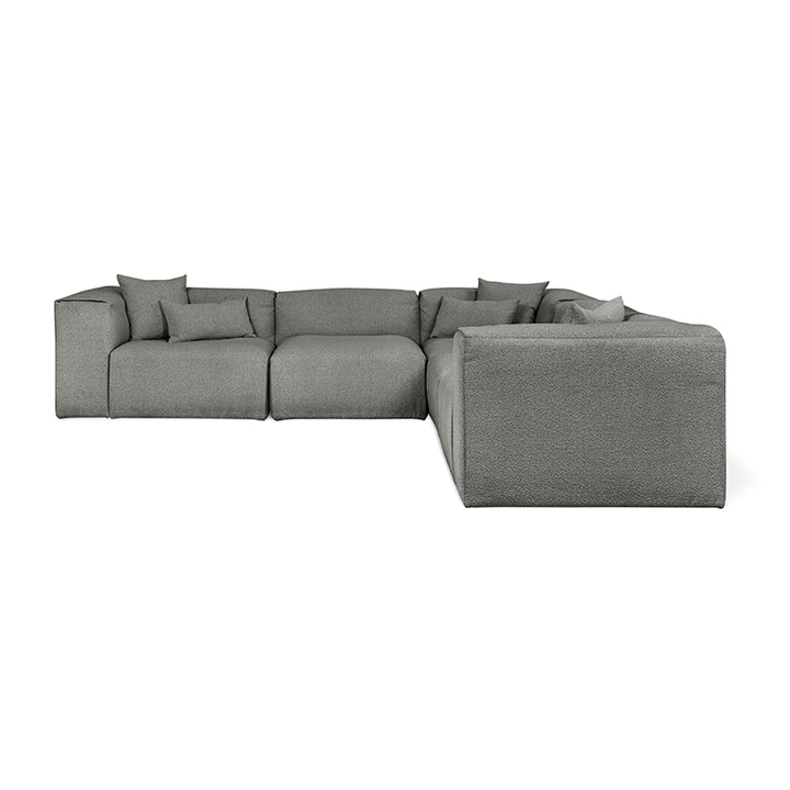 Nest Modular 5-PC Corner Sectional in Morris Scoria
