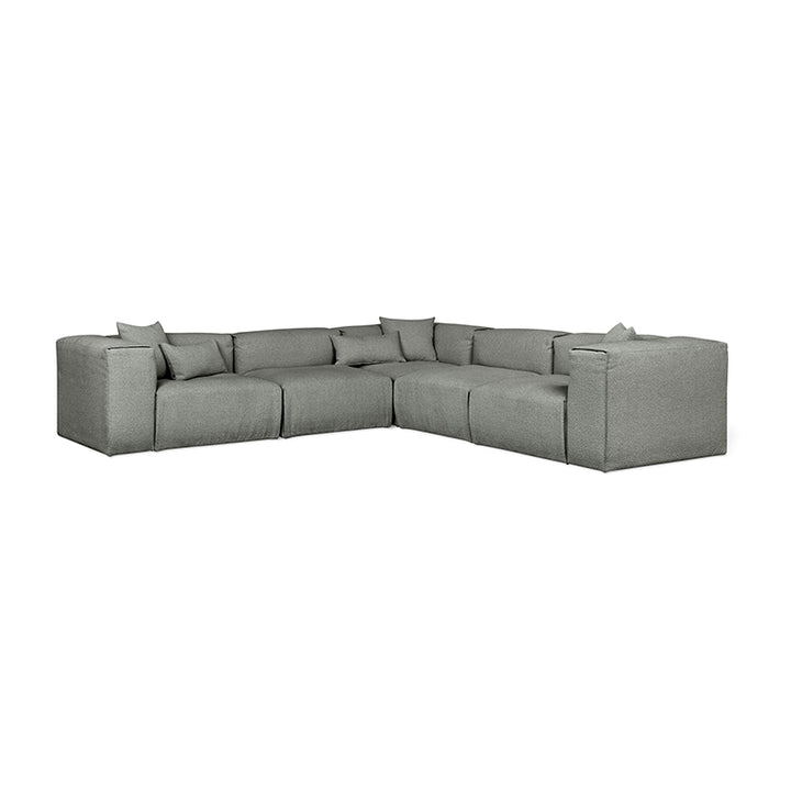 Nest Modular 5-PC Corner Sectional in Morris Scoria