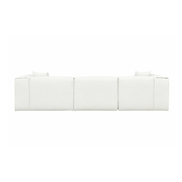 Nest Modular 5-PC Sectional in (Left Facing) Morris Bone