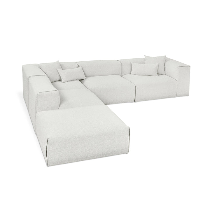Nest Modular 5-PC Sectional in (Left Facing) Morris Fog