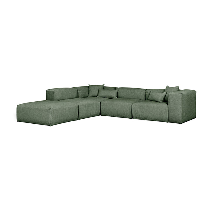 Nest Modular 5-PC Sectional in (Left Facing) Morris Pine