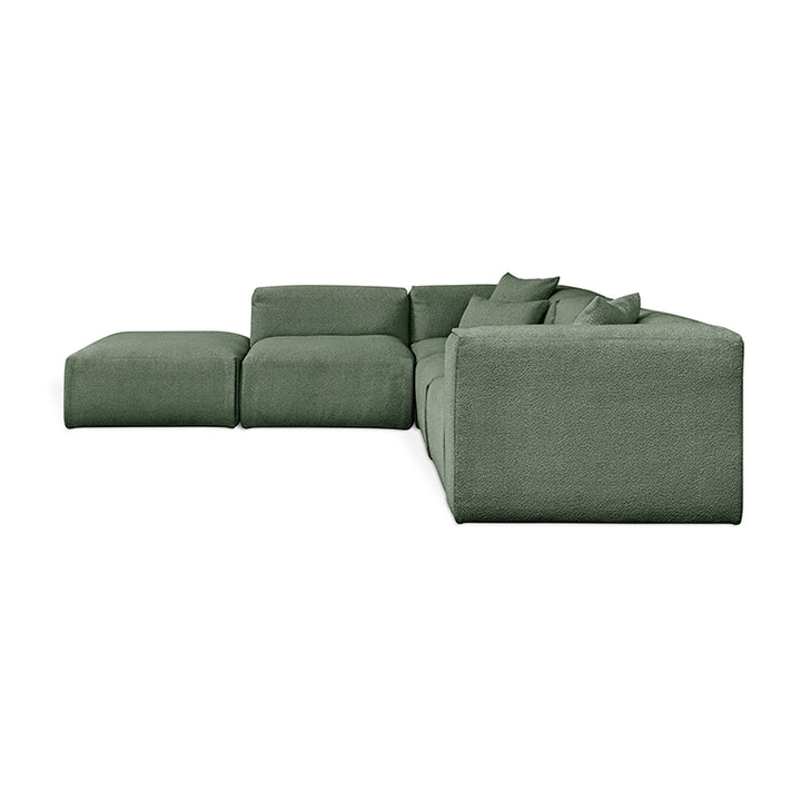 Nest Modular 5-PC Sectional in (Left Facing) Morris Pine