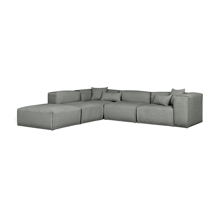 Nest Modular 5-PC Sectional in (Left Facing) Morris Scoria