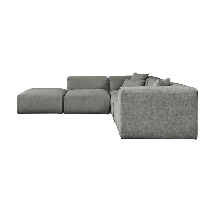 Nest Modular 5-PC Sectional in (Left Facing) Morris Scoria